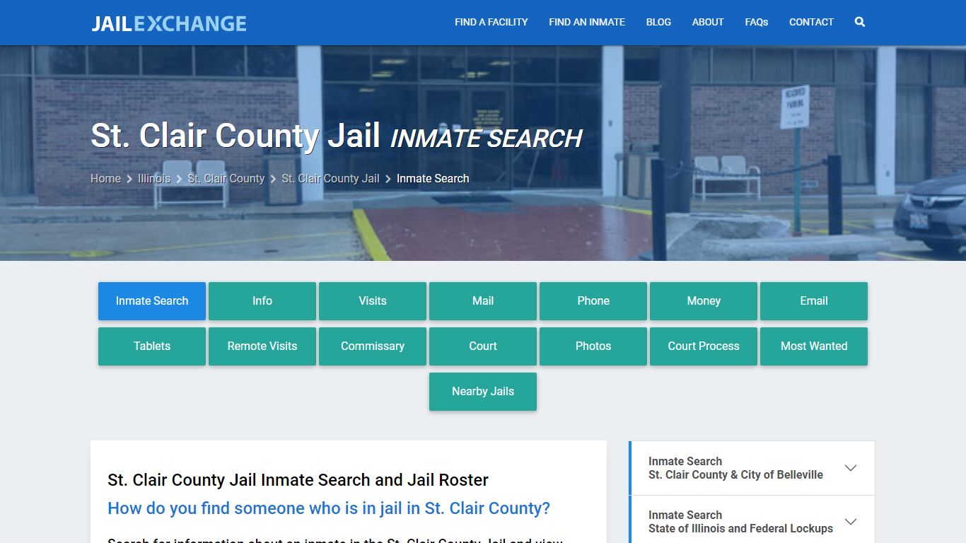 Inmate Search: Roster & Mugshots - St. Clair County Jail, IL