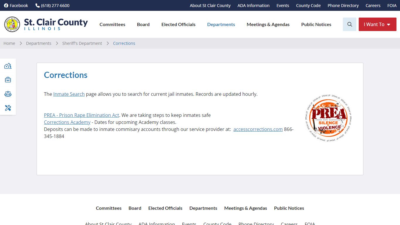 Corrections - St. Clair County, Illinois